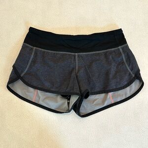 Lululemon Speed Up Low Rise 2.5 Shorts